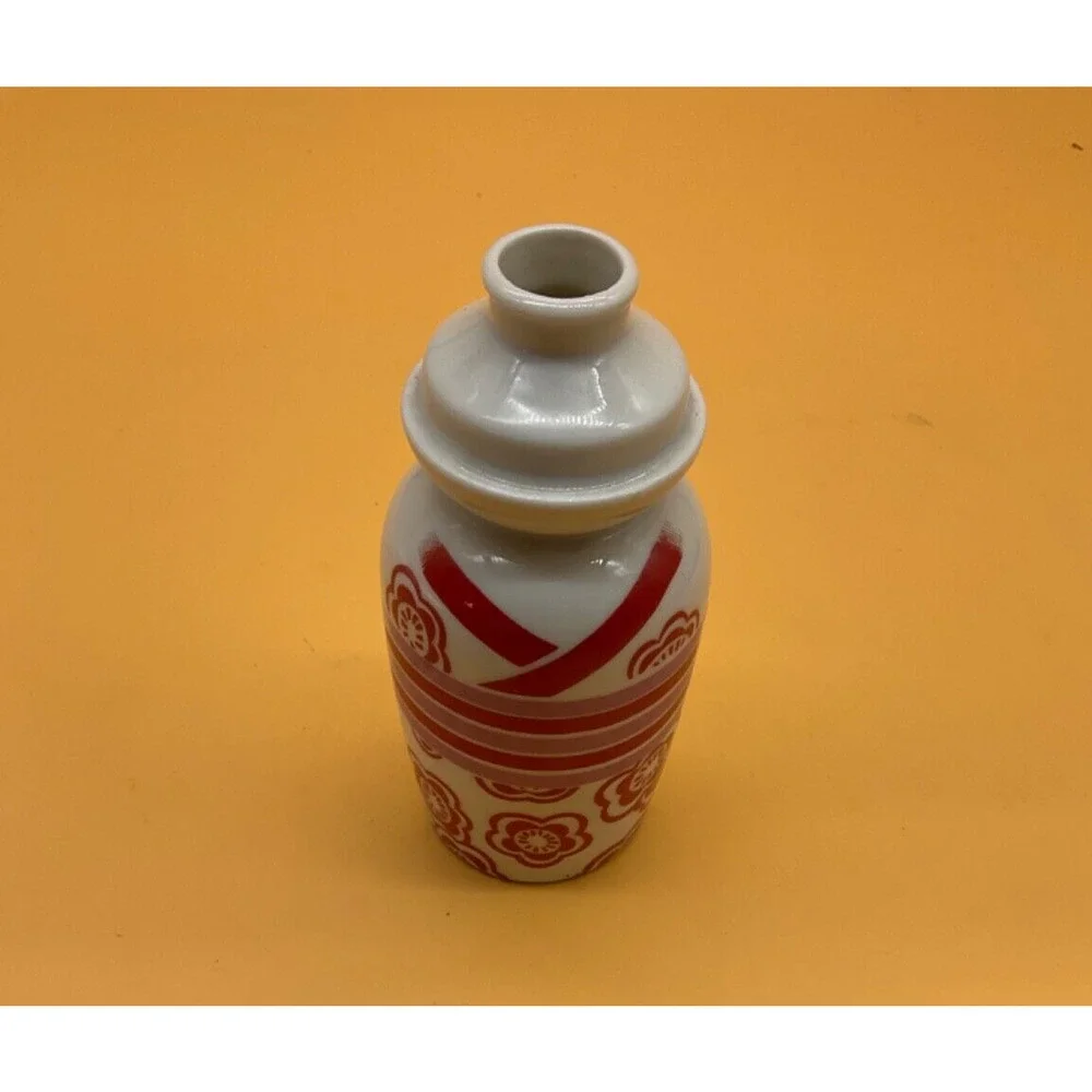 VTG Kamotsuru Porcelain Japanese Sake Jug Bottle Made‎ in Japan